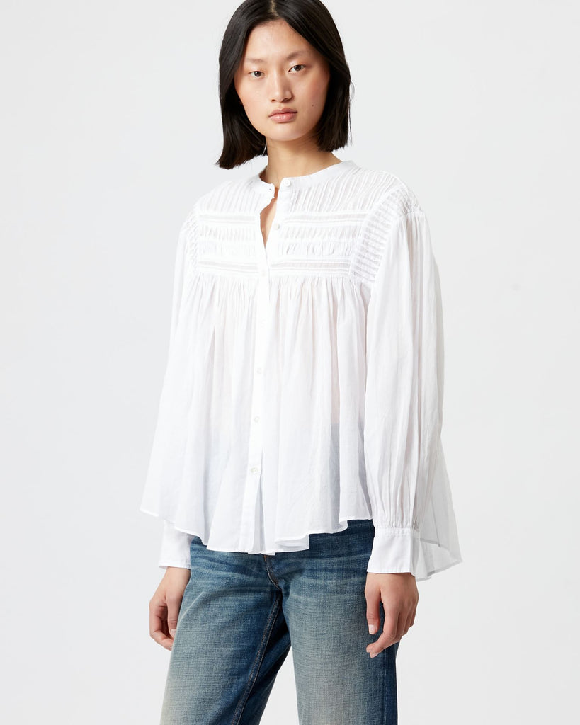 Plalia Top in White