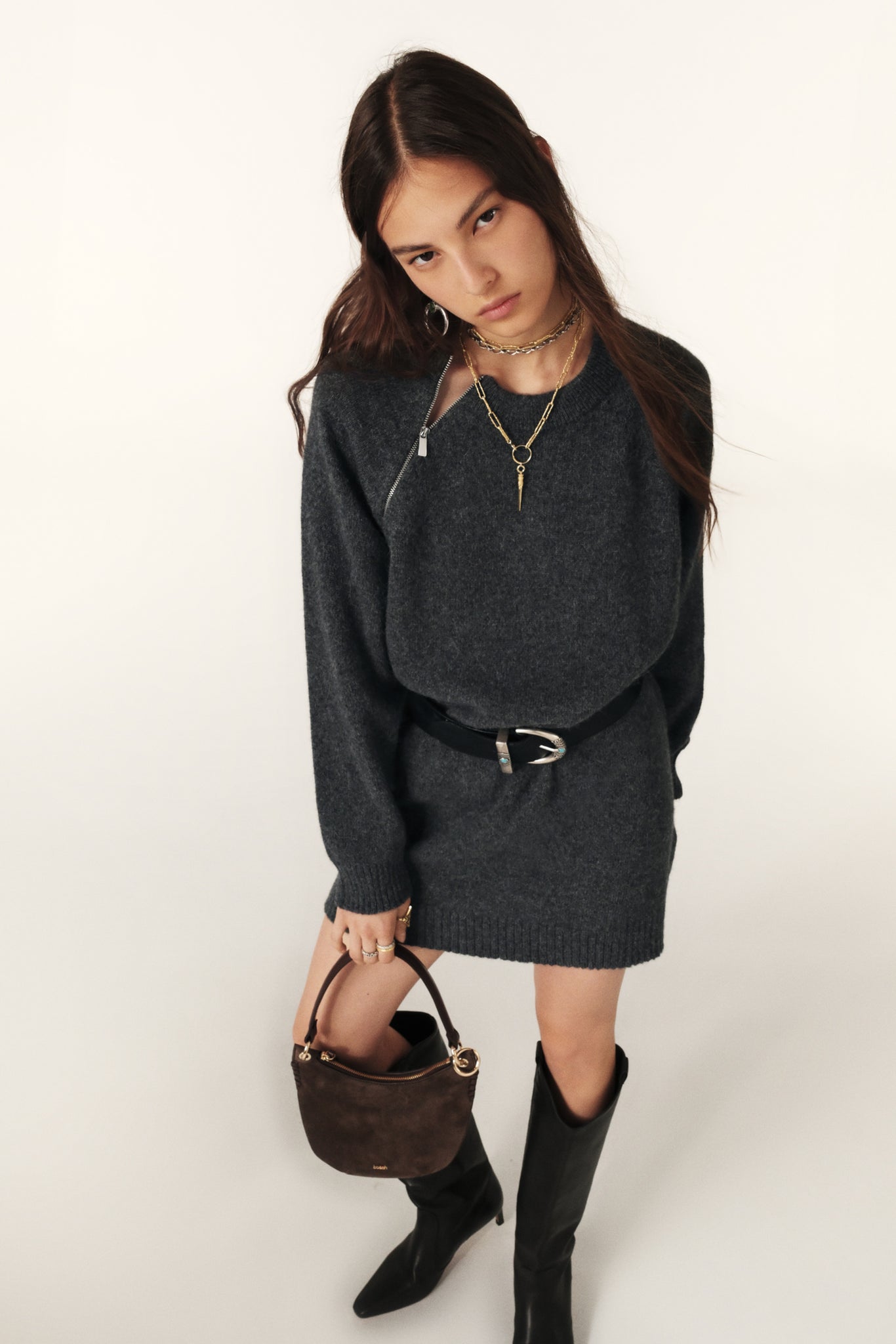 Dalede Oversized Jumper. Grischine