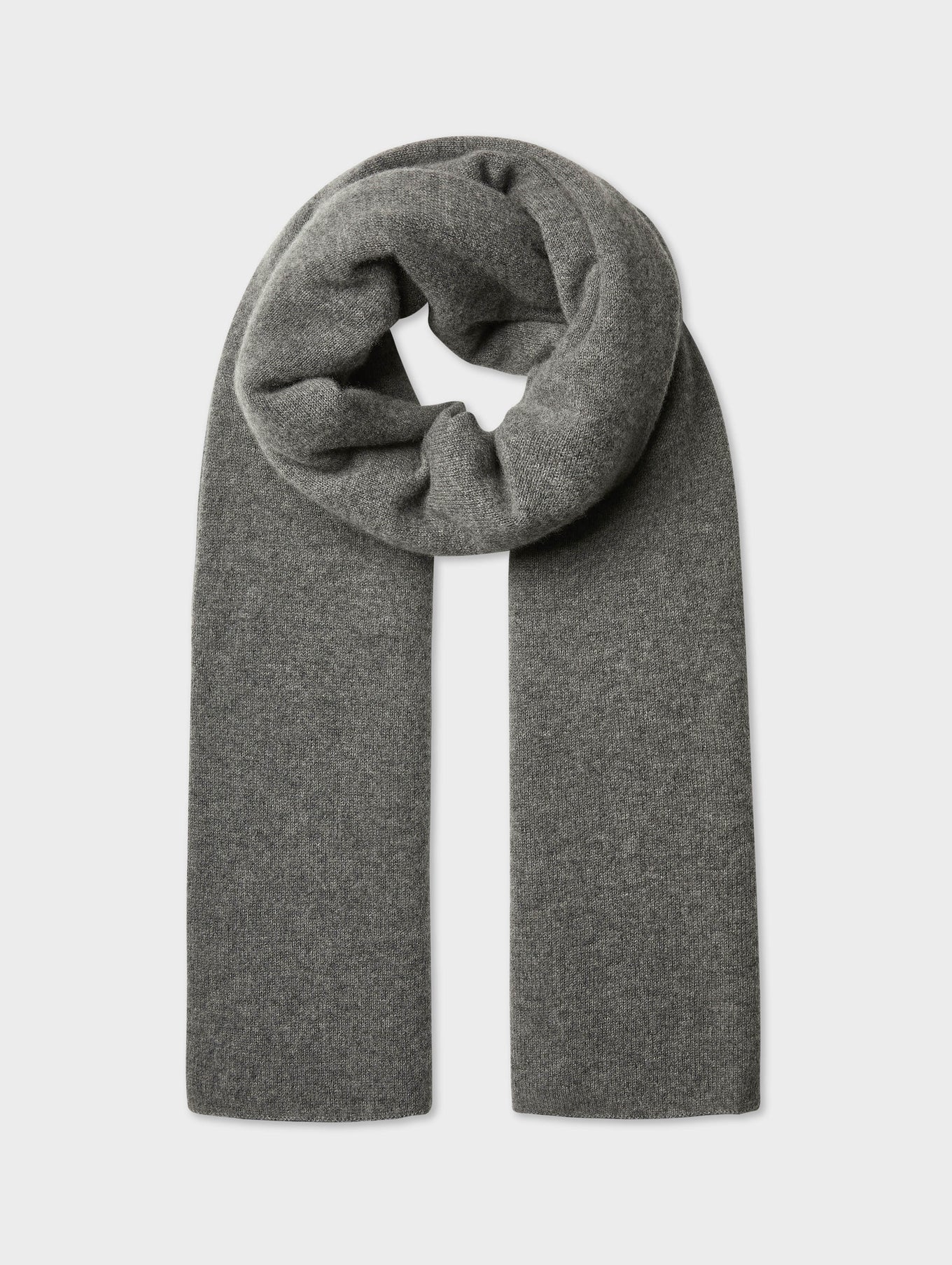 Cashmere Travel Wrap in Grey Heather