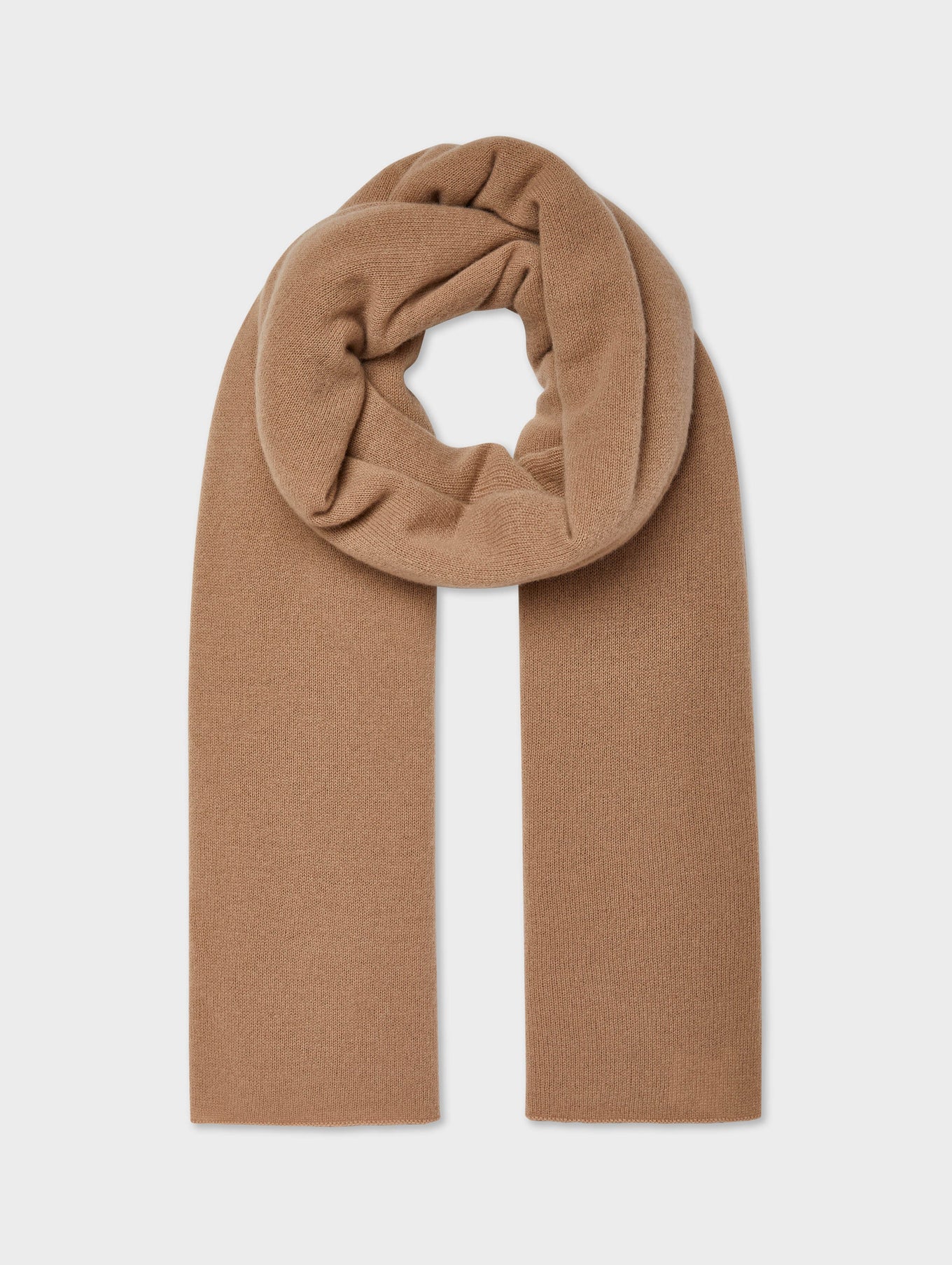 Cashmere Travel Wrap in True Camel