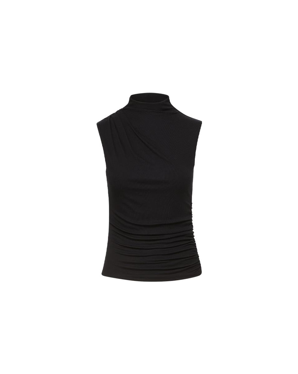 Mylie Sleeveless Top in Black