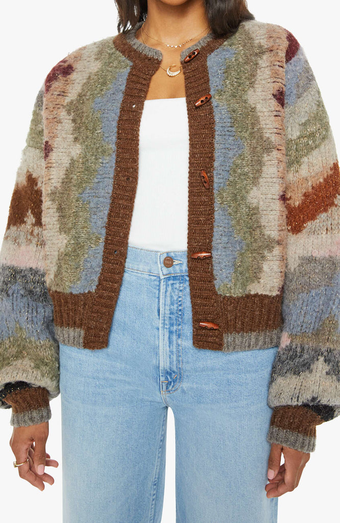 The Soaring High Cardigan in Bumpy Trails