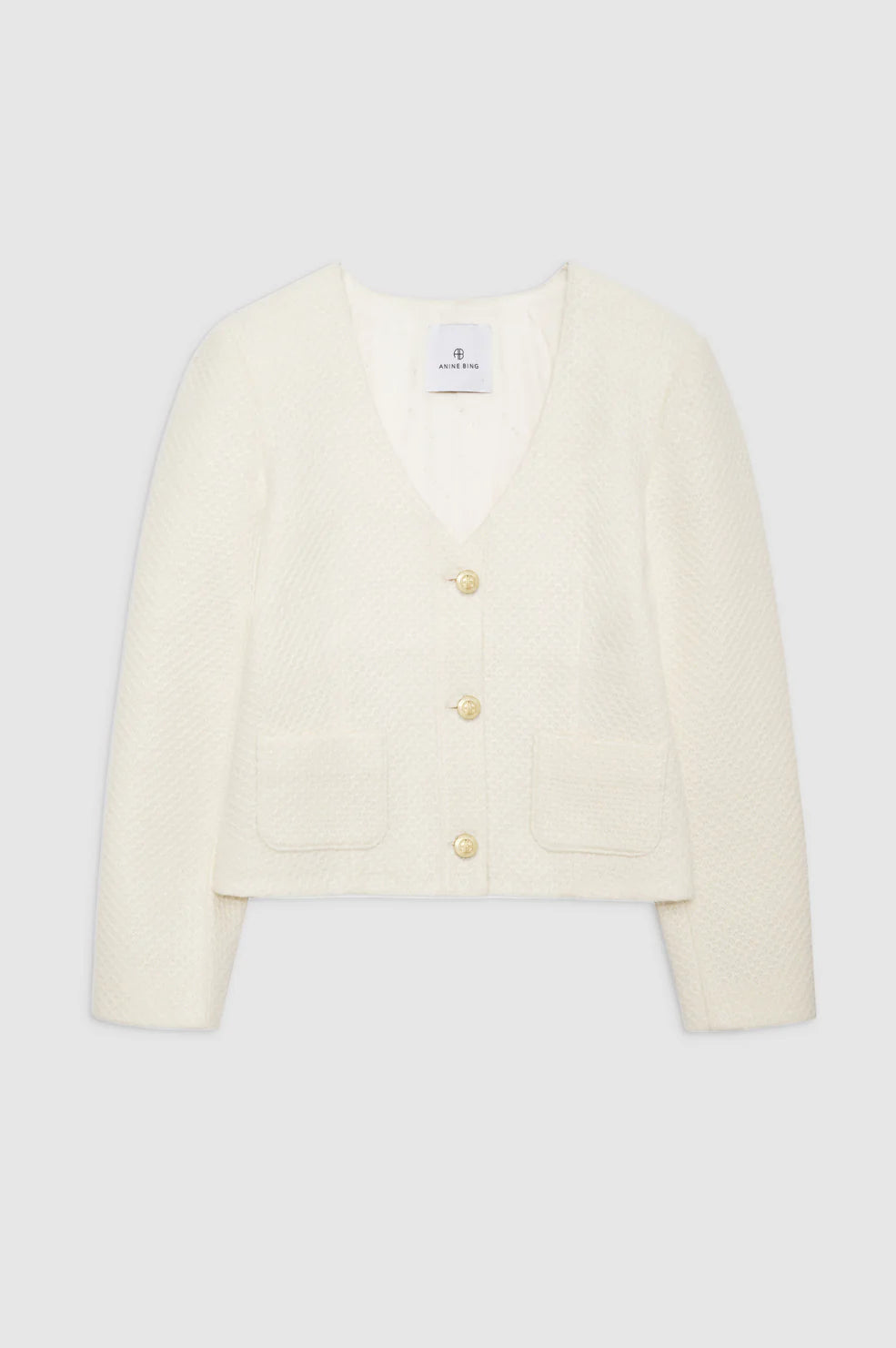 Anitta Jacket in Ivory Woven