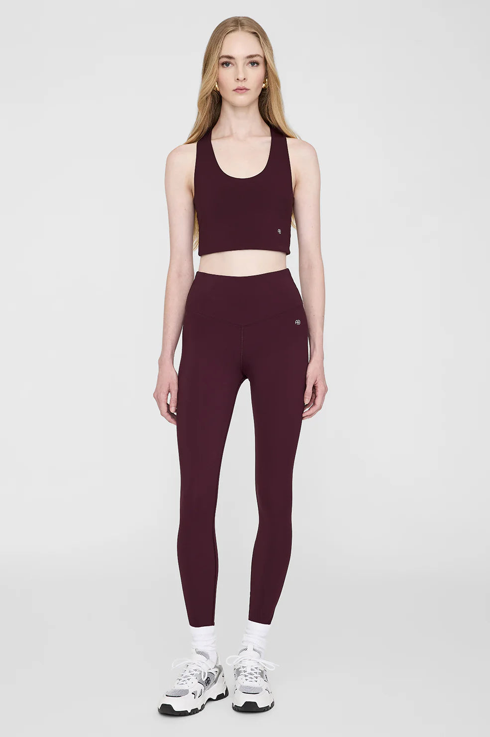 Blake Legging in Bordeaux