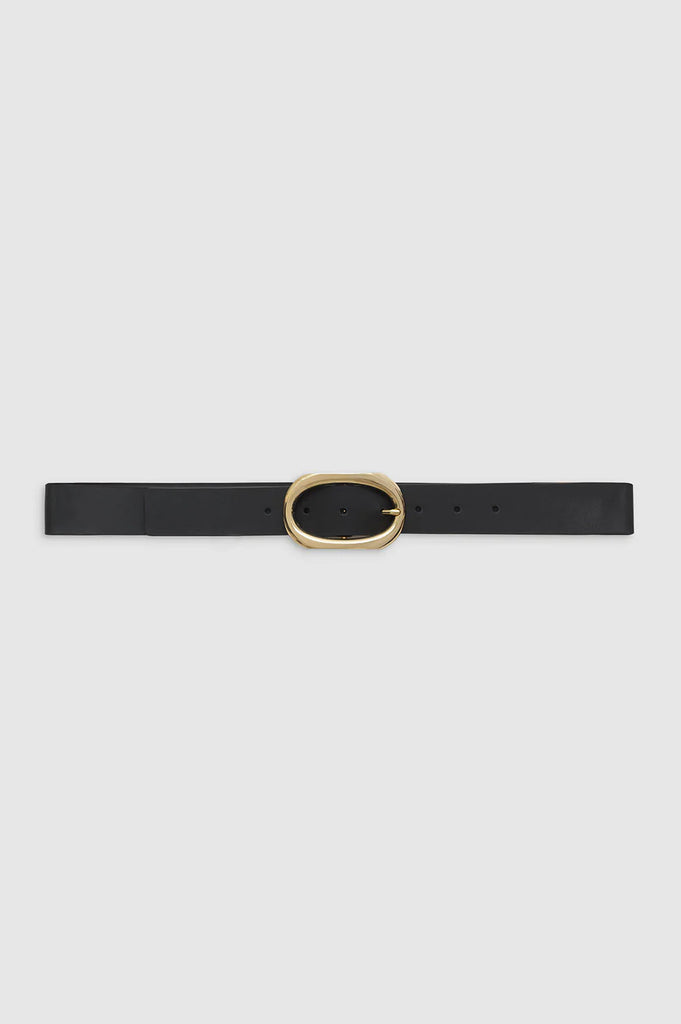 Signature Link Belt in Black