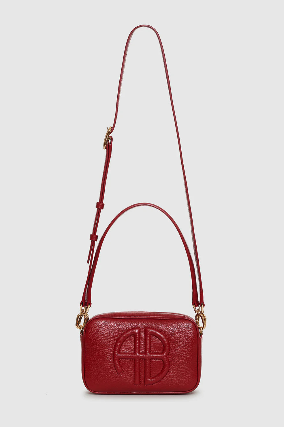 Lili Bag in Red Pebbled