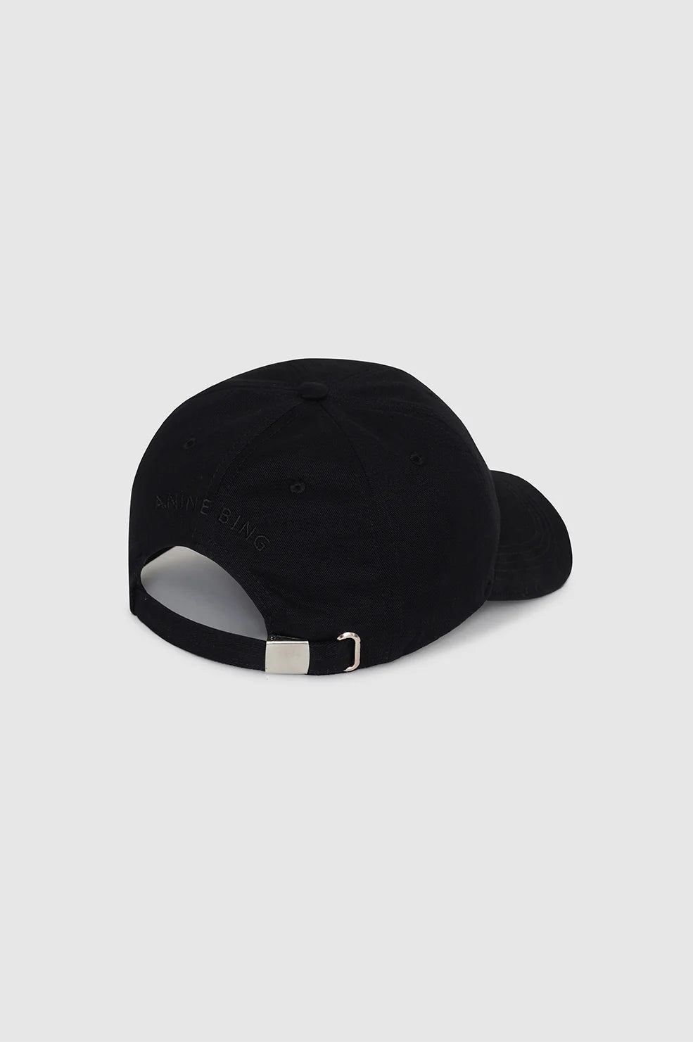 Jeremy Baseball Cap Framed Monogram in Black