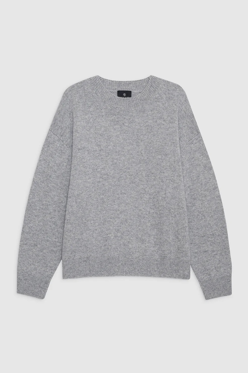 Lee Crew Sweater in Medium Heather Grey