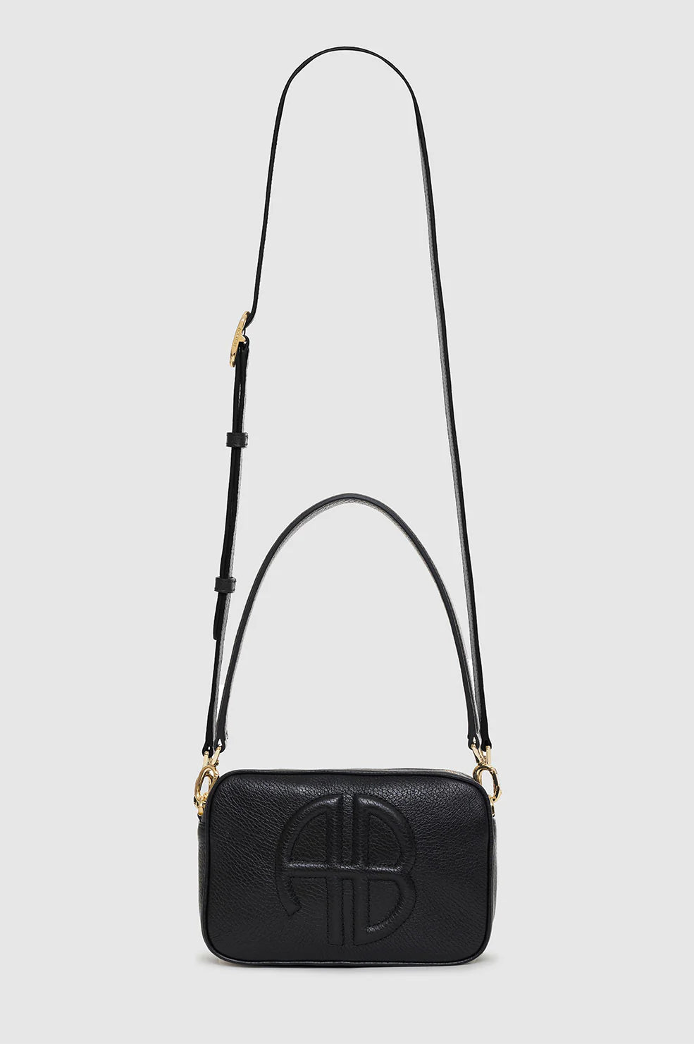 Lili Bag in Black Pebbled