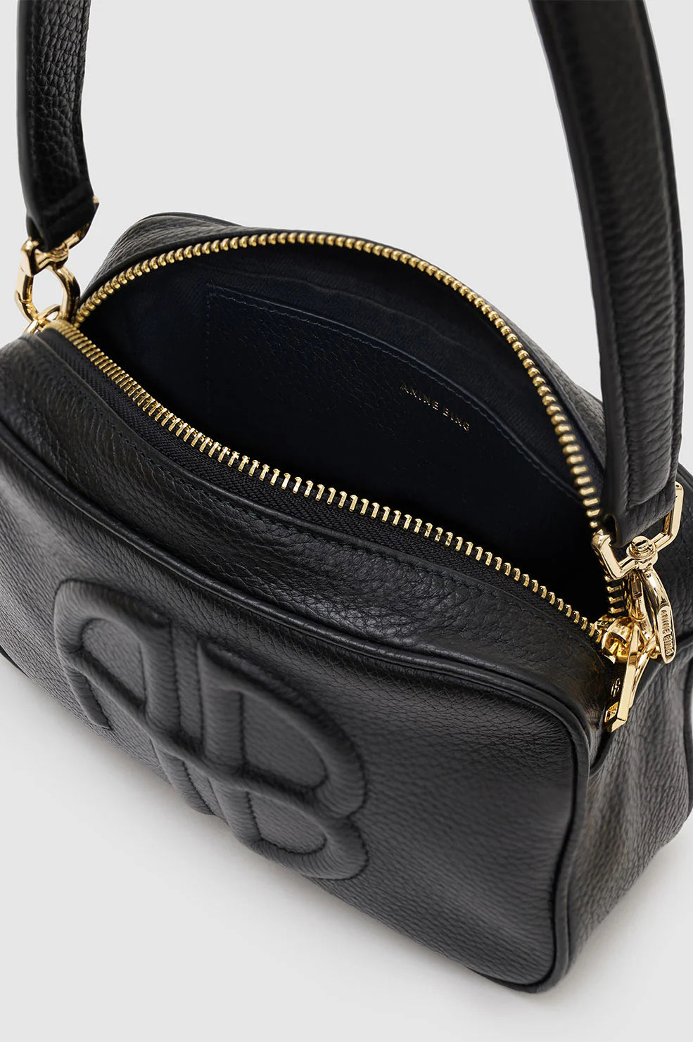 Lili Bag in Black Pebbled