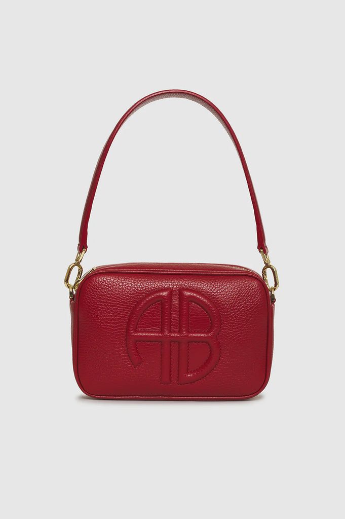 Lili Bag in Red Pebbled