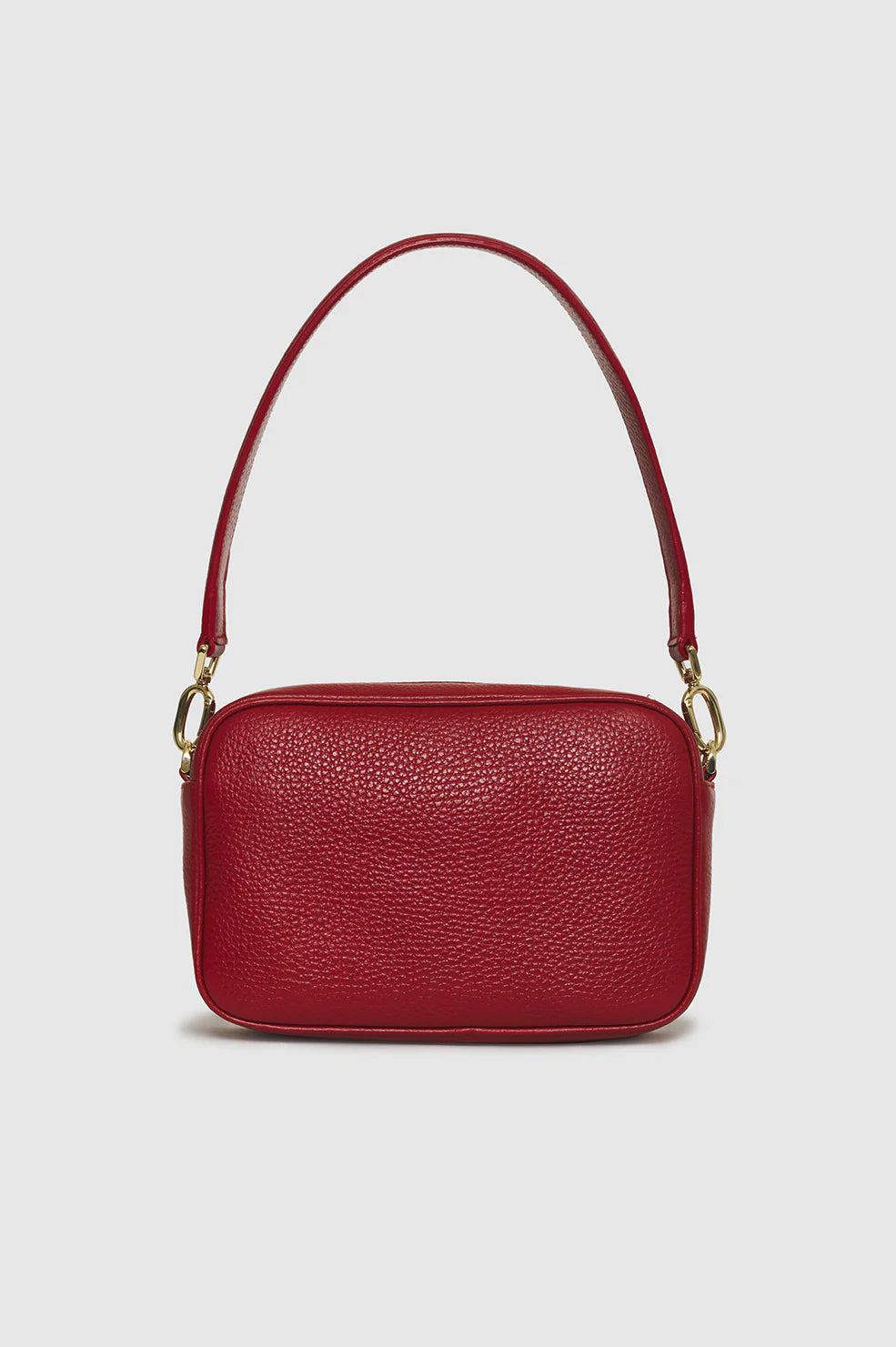 Lili Bag in Red Pebbled