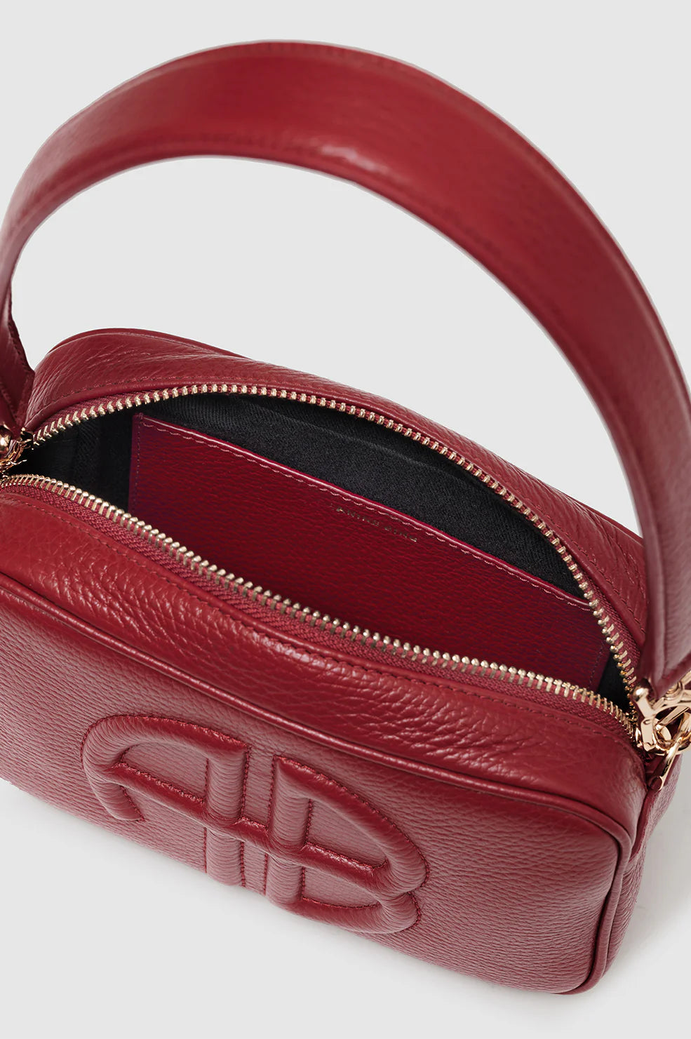 Lili Bag in Red Pebbled