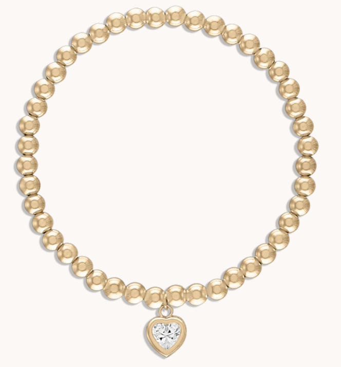 All My Heart Bracelet in Gold - 6.5"