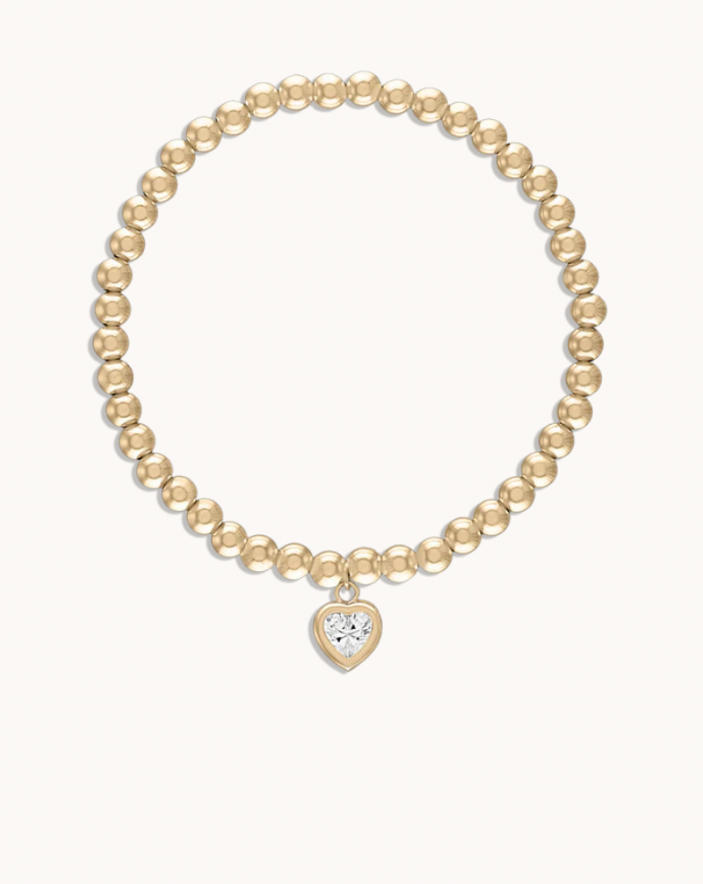 All My Heart Bracelet in Gold - 7.5"