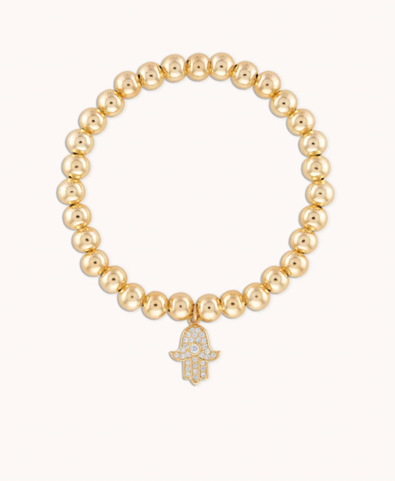 Hamsa Bracelet in Gold - 7.5