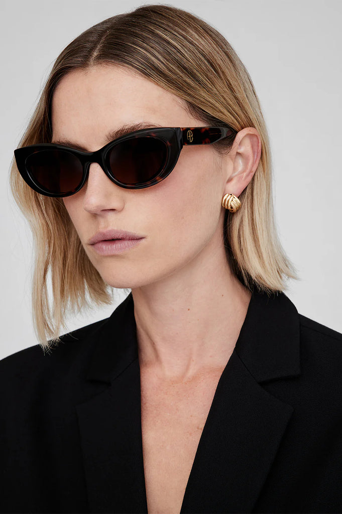 Cannes Sunglasses in Dark Tortoise