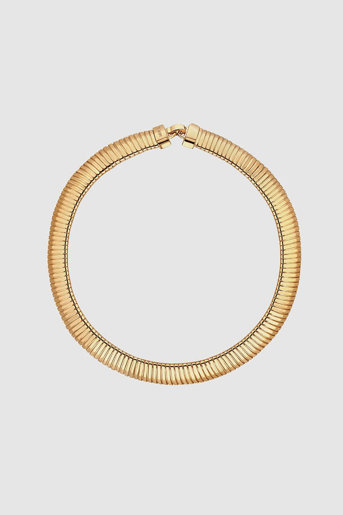 Coil Chain Necklace in Gold