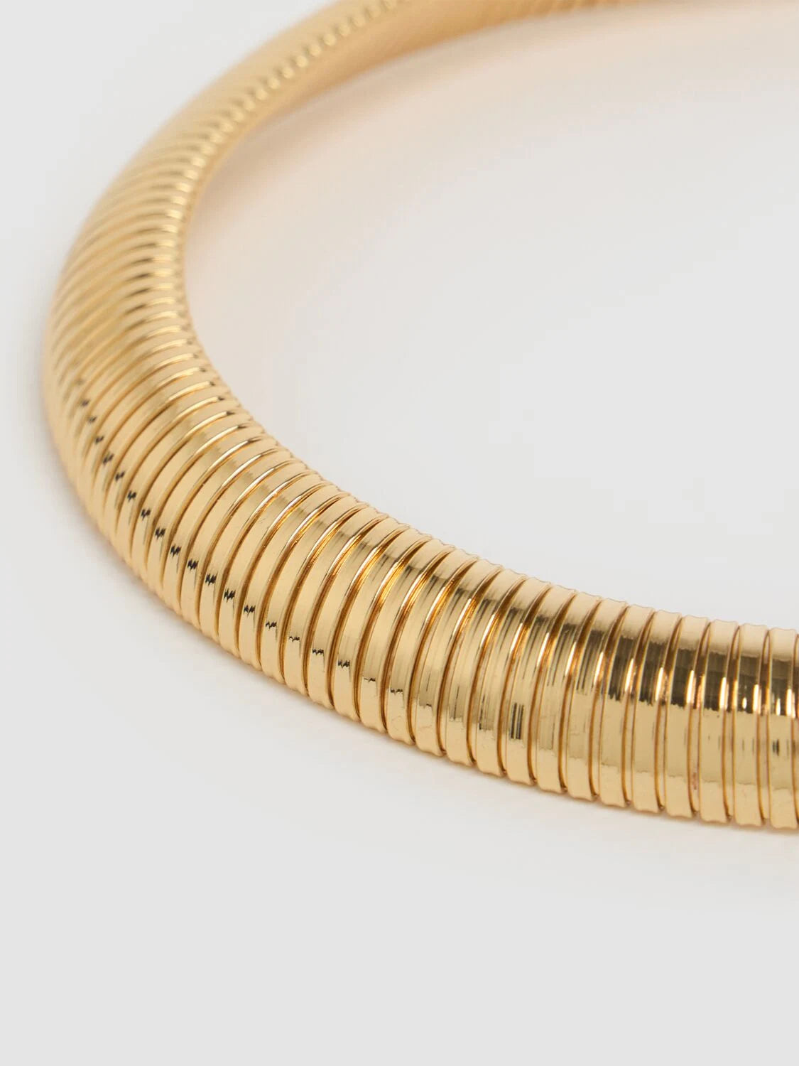 Coil Chain Necklace in Gold