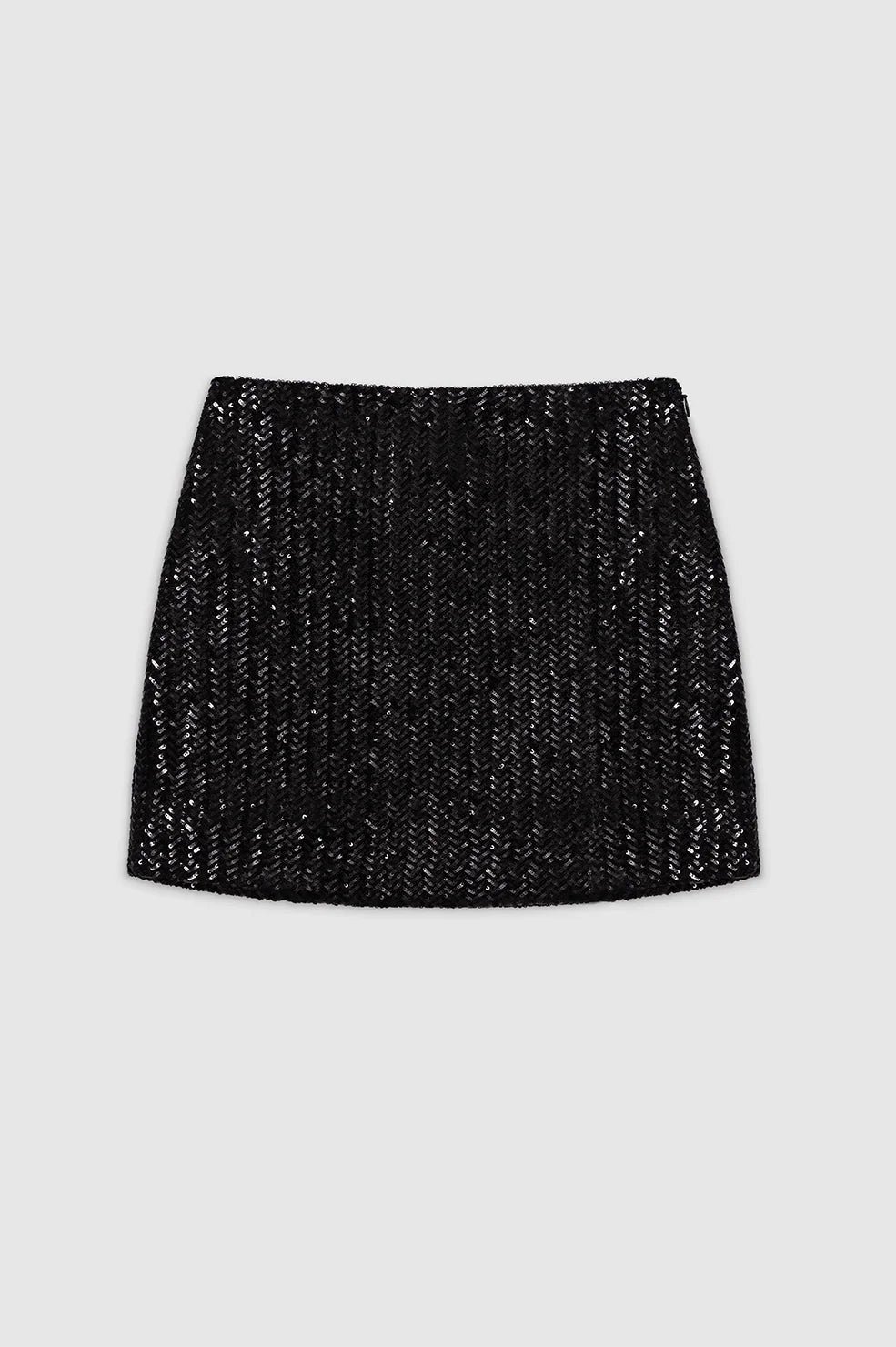 Tierra Skirt in Black Sequin