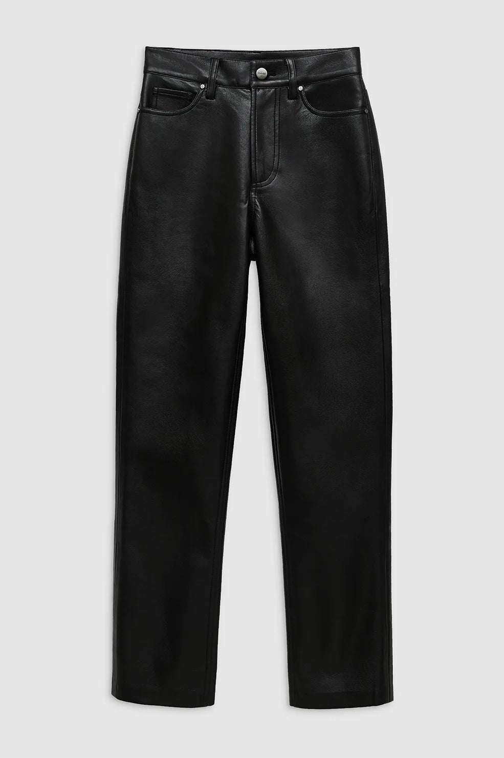 Bruno Pant in Black Recycled Leather