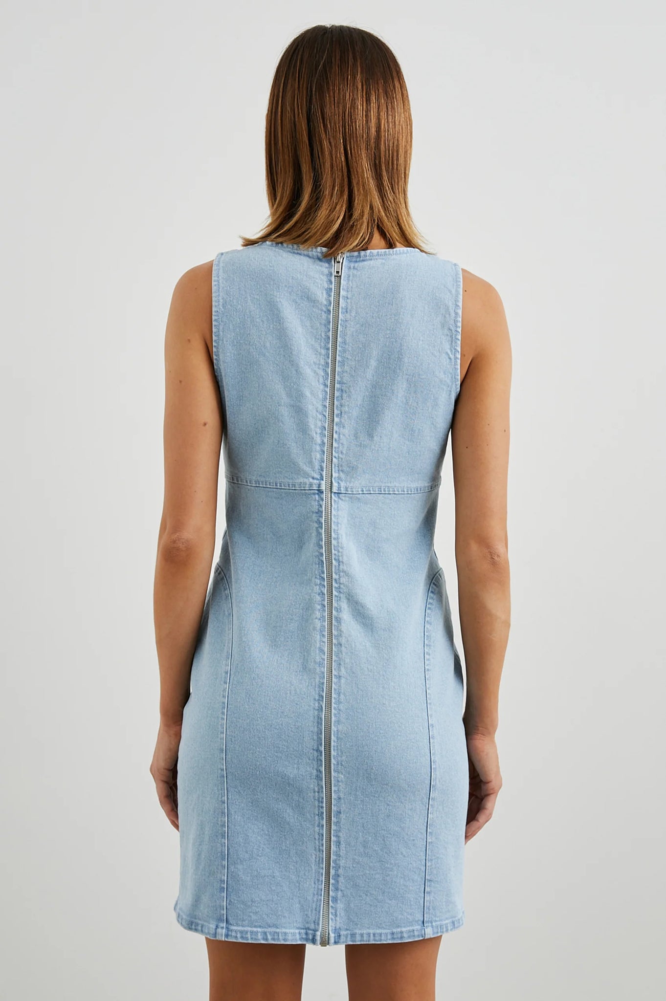 Blaze Dress in Bleach Indigo