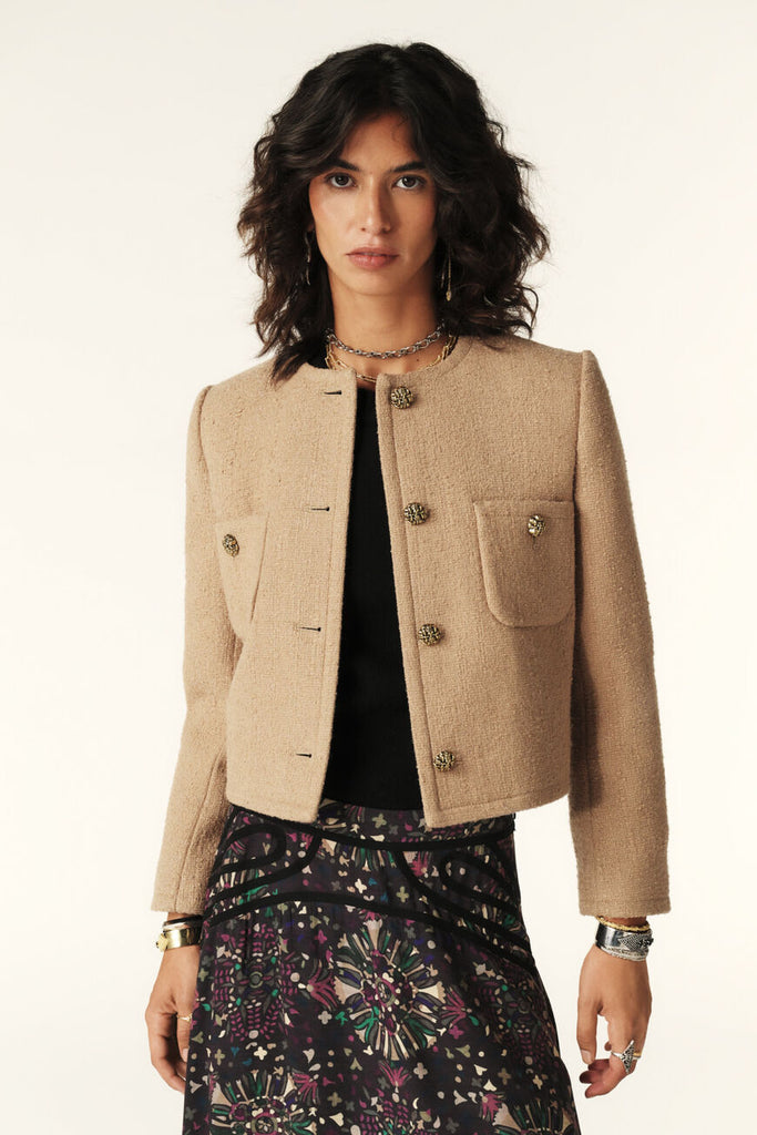 Meredith Jacket. Camel