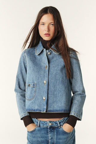 Tiny Jacket. Blue Denim