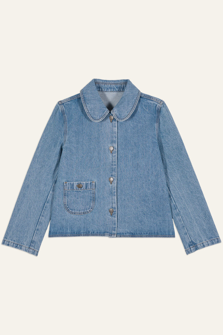 Tiny Jacket. Blue Denim