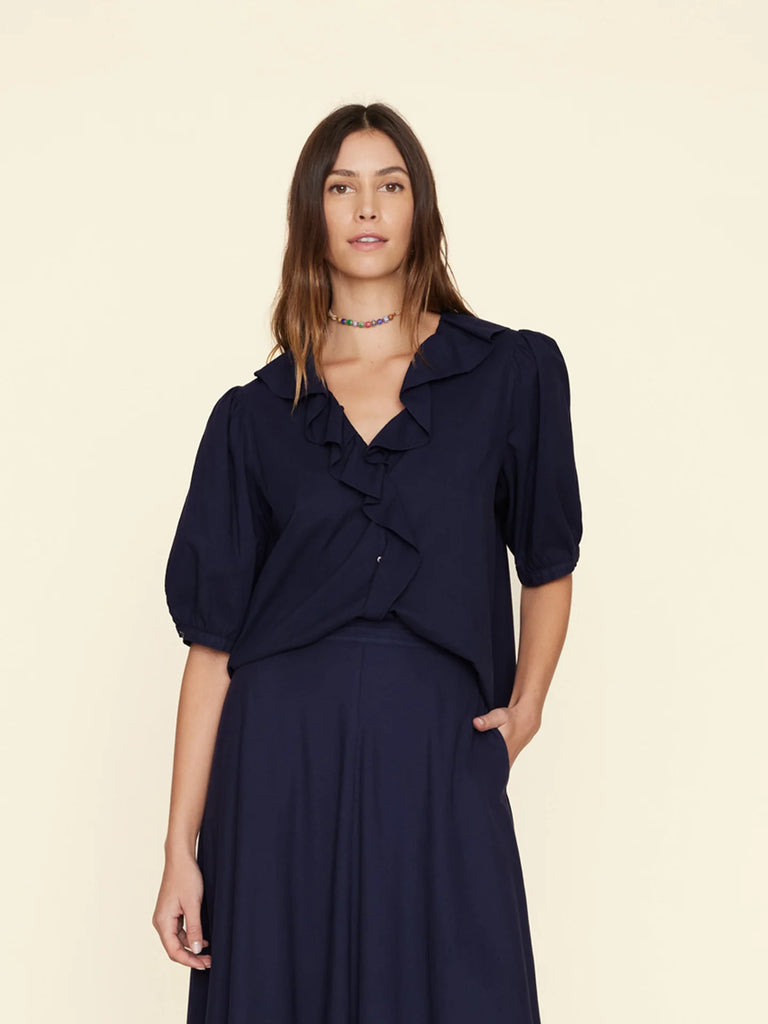 Caspia Top in Navy