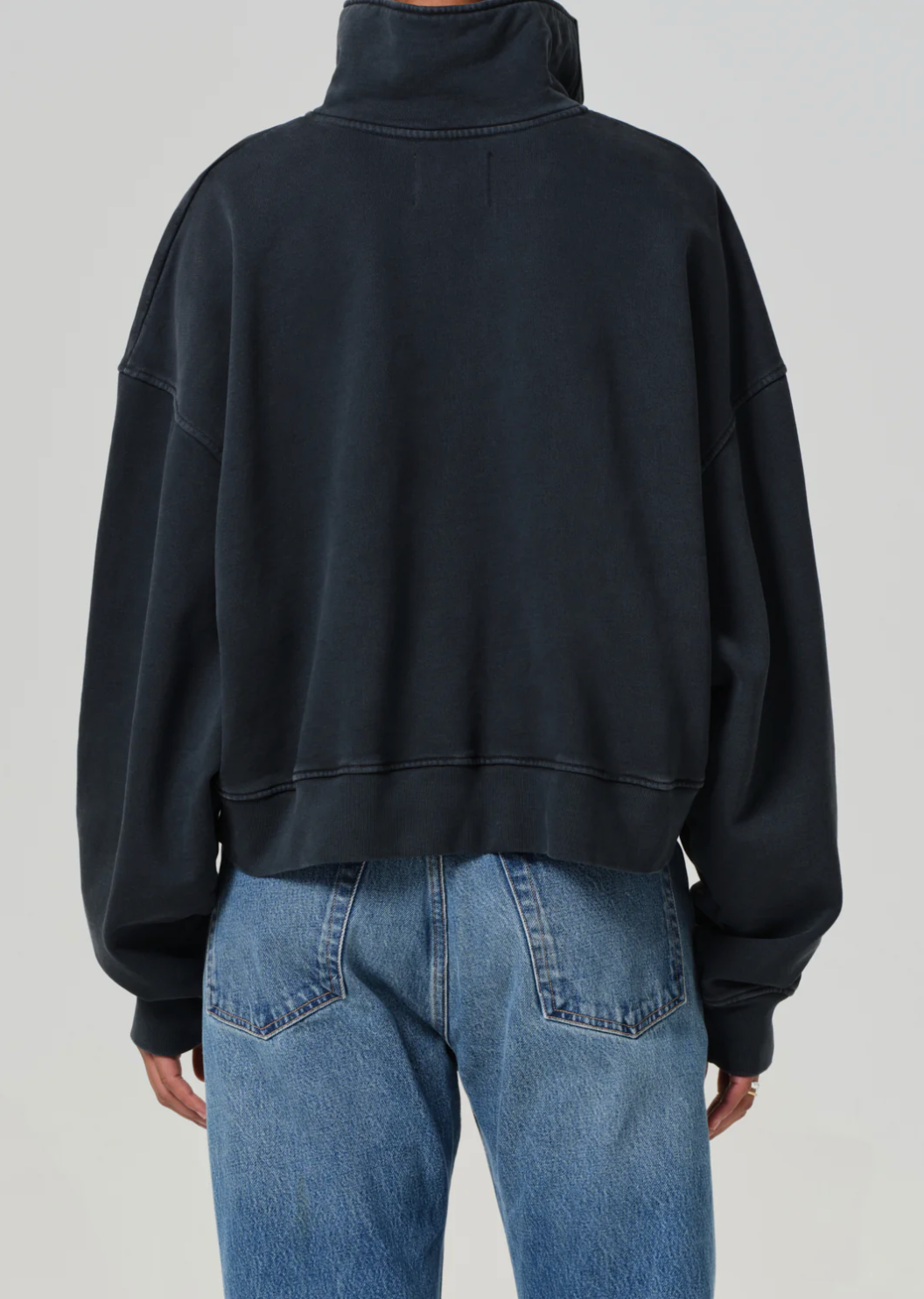 Mirelle Funnel Neck in Charcoal