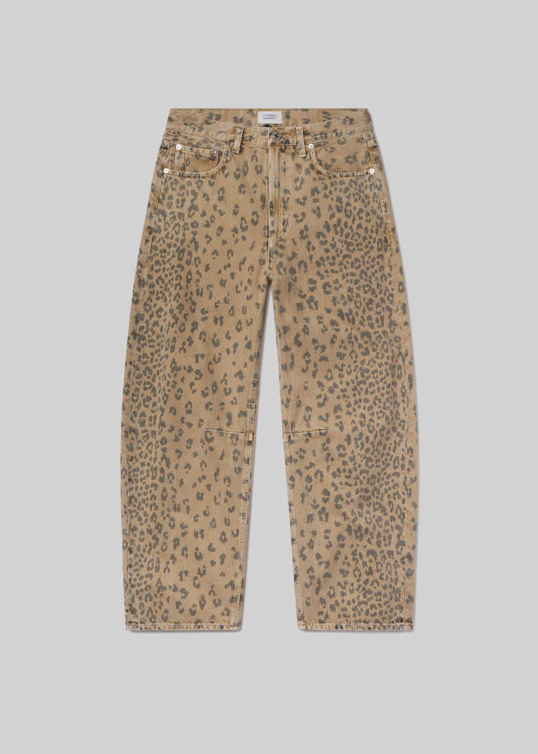 Miro Relaxed Jean in Natural Cheetah