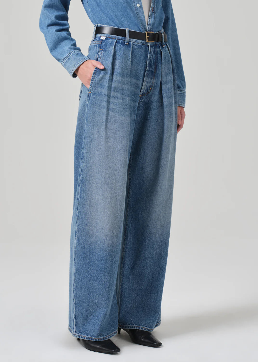 Petra Pleated Trouser in Nensi