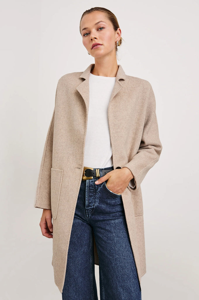 Everest Coat in Oatmeal