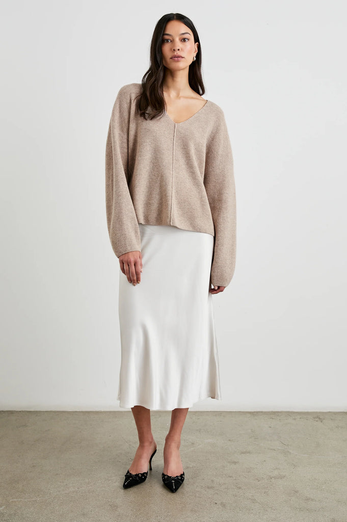 Hollyn Sweater in Heather Oatmeal