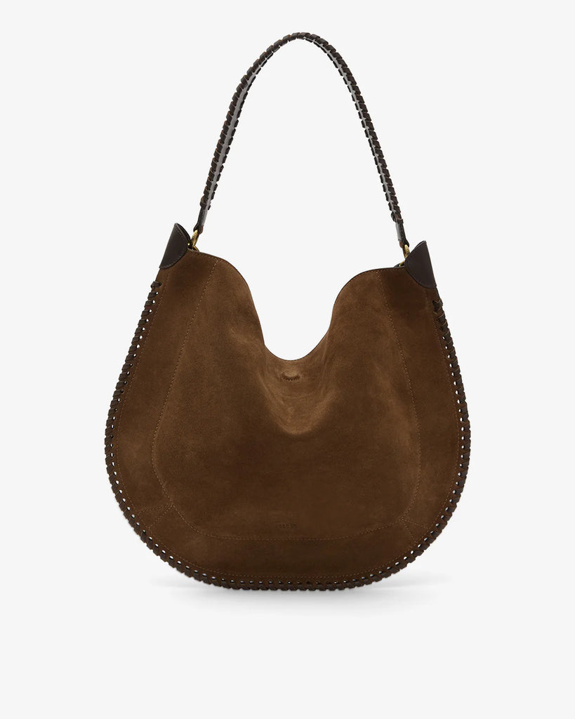 Oskan Hobo Soft Shoulder Bag in Chocolate