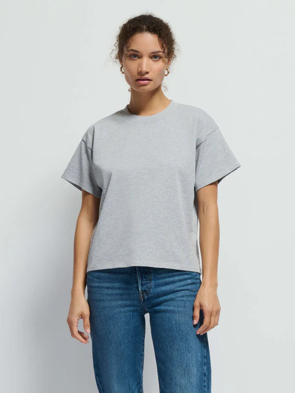 Jessa Top in Heather Grey