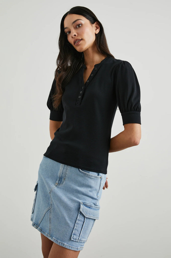 Jewel Top in Black