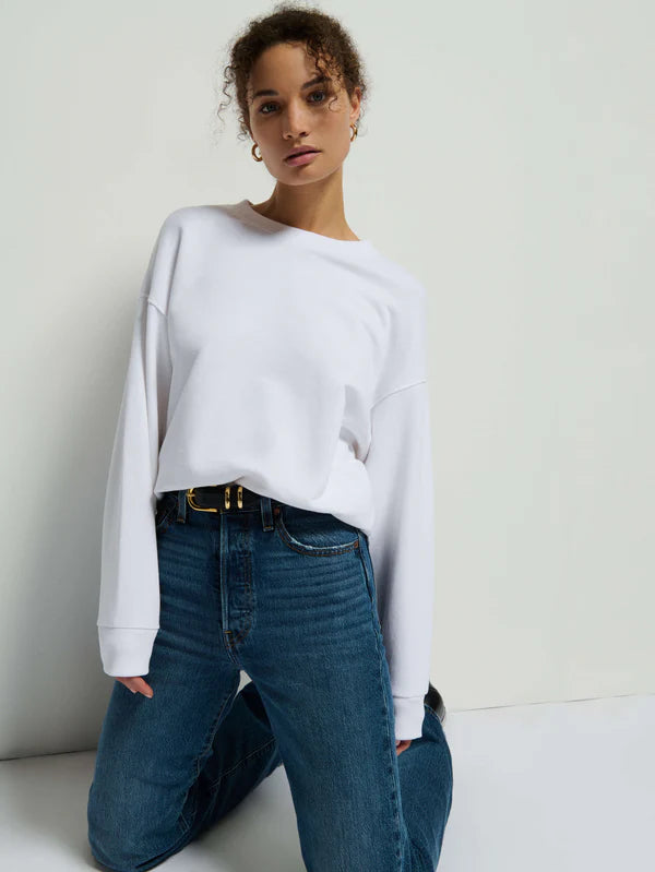 Jovie Sweatshirt in White