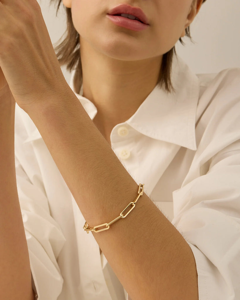 Andi Slim Bracelet in Gold