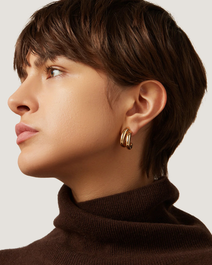 Florence Earrings in Gold