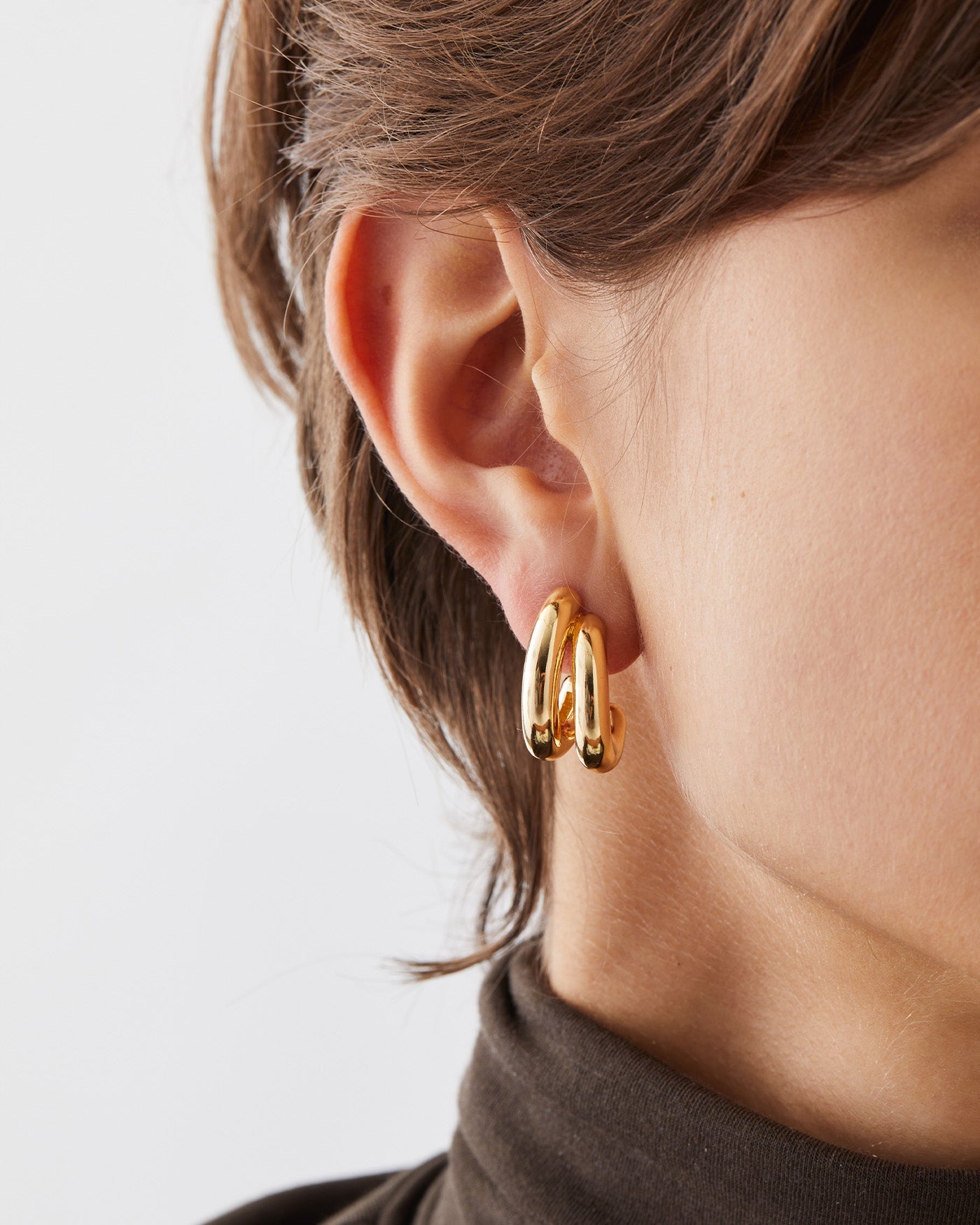 Florence Earrings in Gold