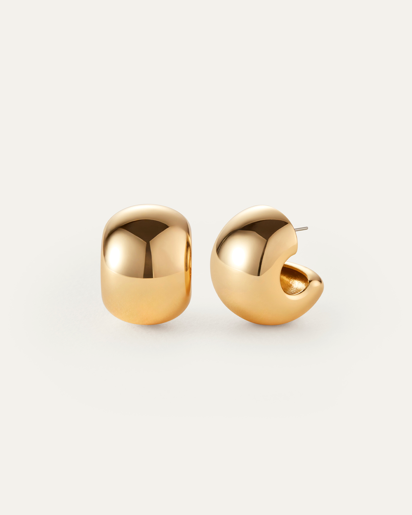 Gemma Hoop Earrings in Gold