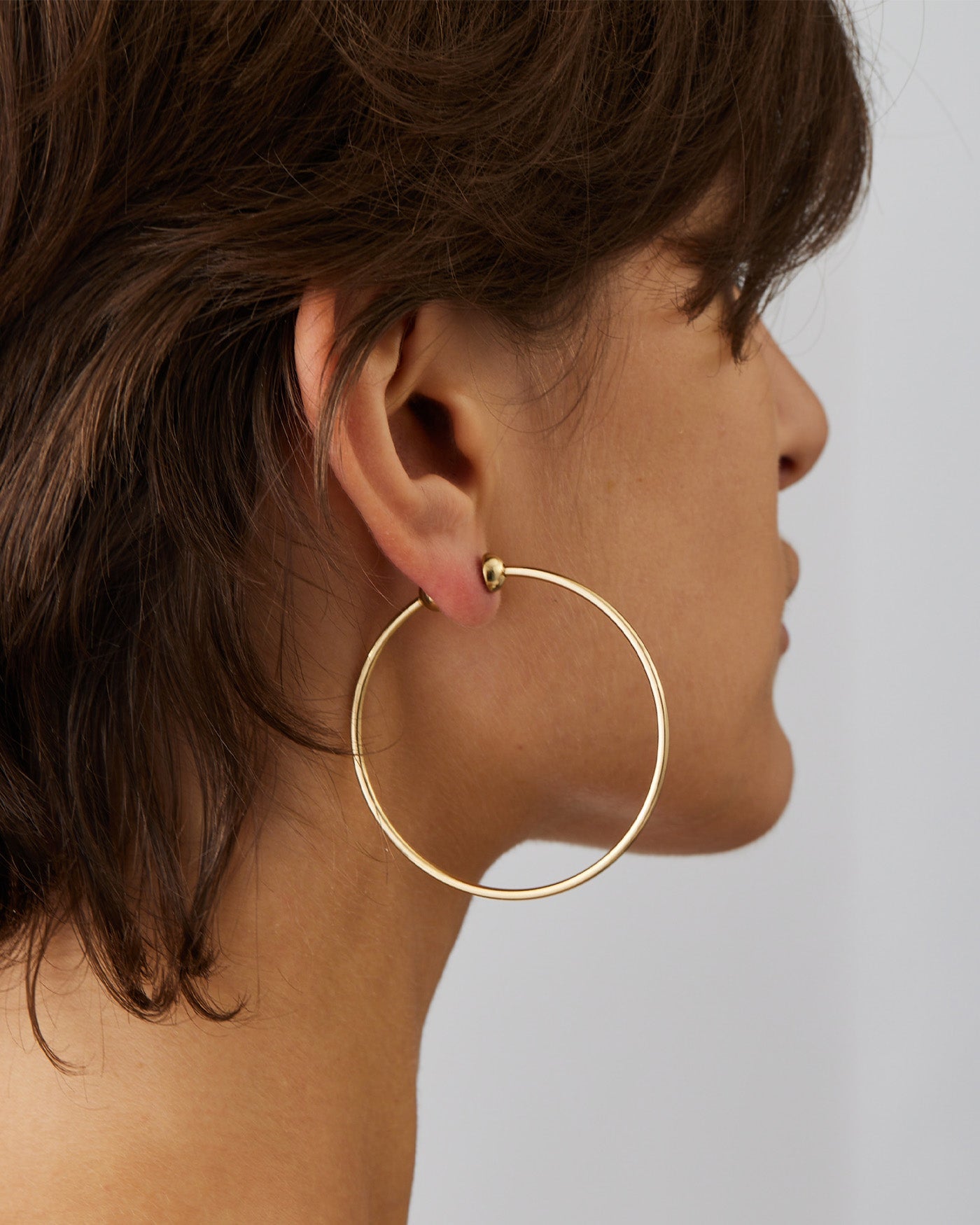 Icon Hoops Medium in Gold