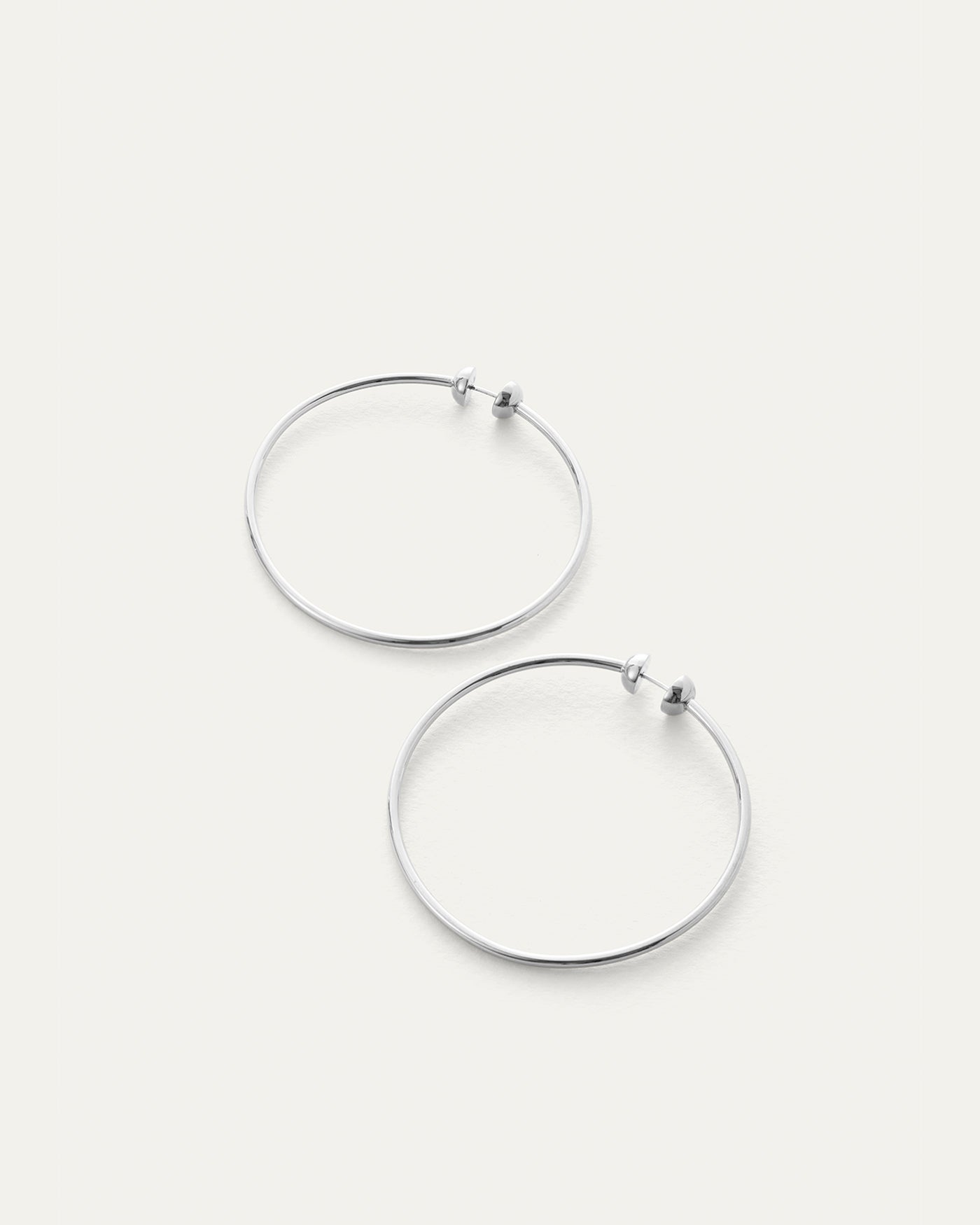 Icon Hoops Medium in Silver