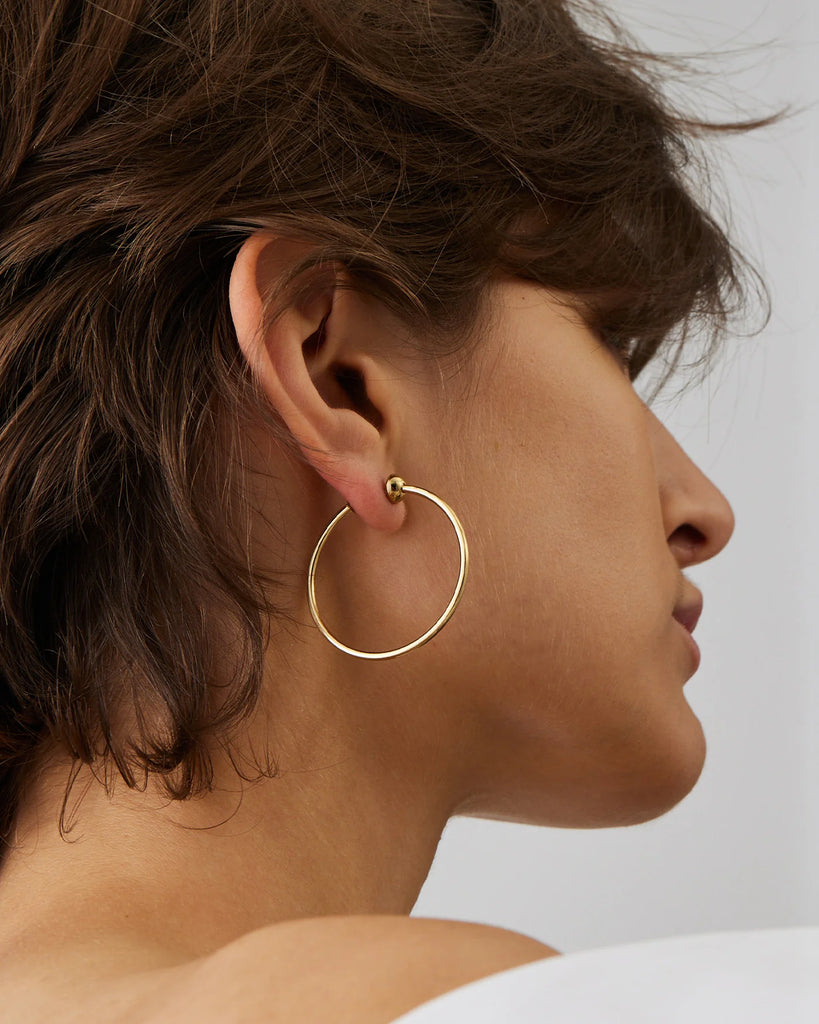 Icon Hoops Small in Gold