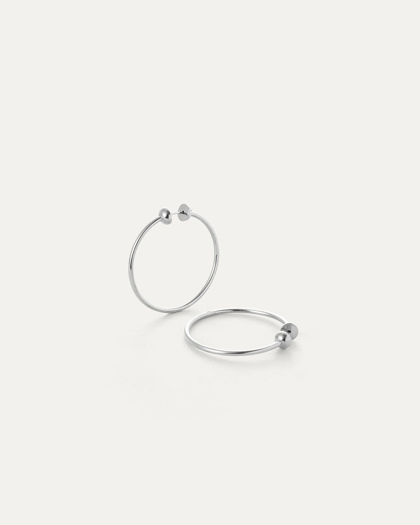 Icon Hoops Small in Silver