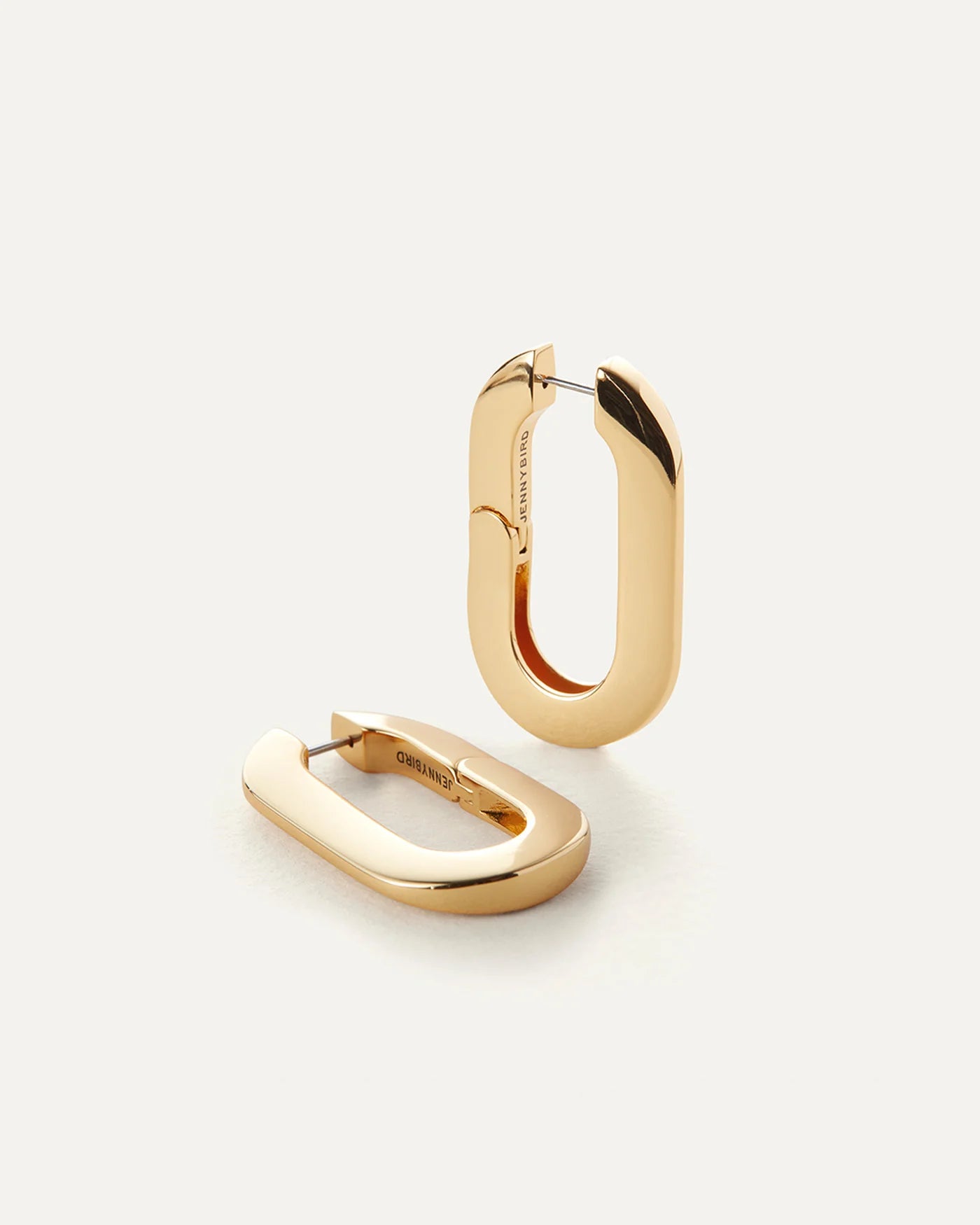 Mega U-Link Earrings in Gold