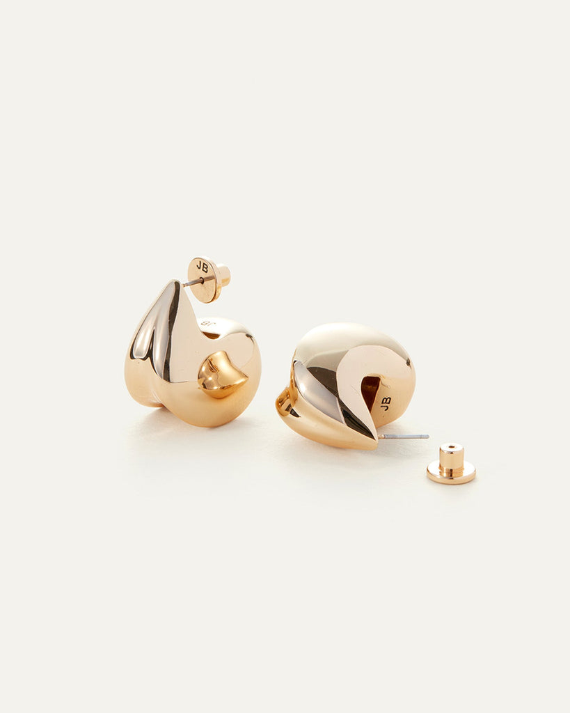 Nouveaux Puff Earrings Gold