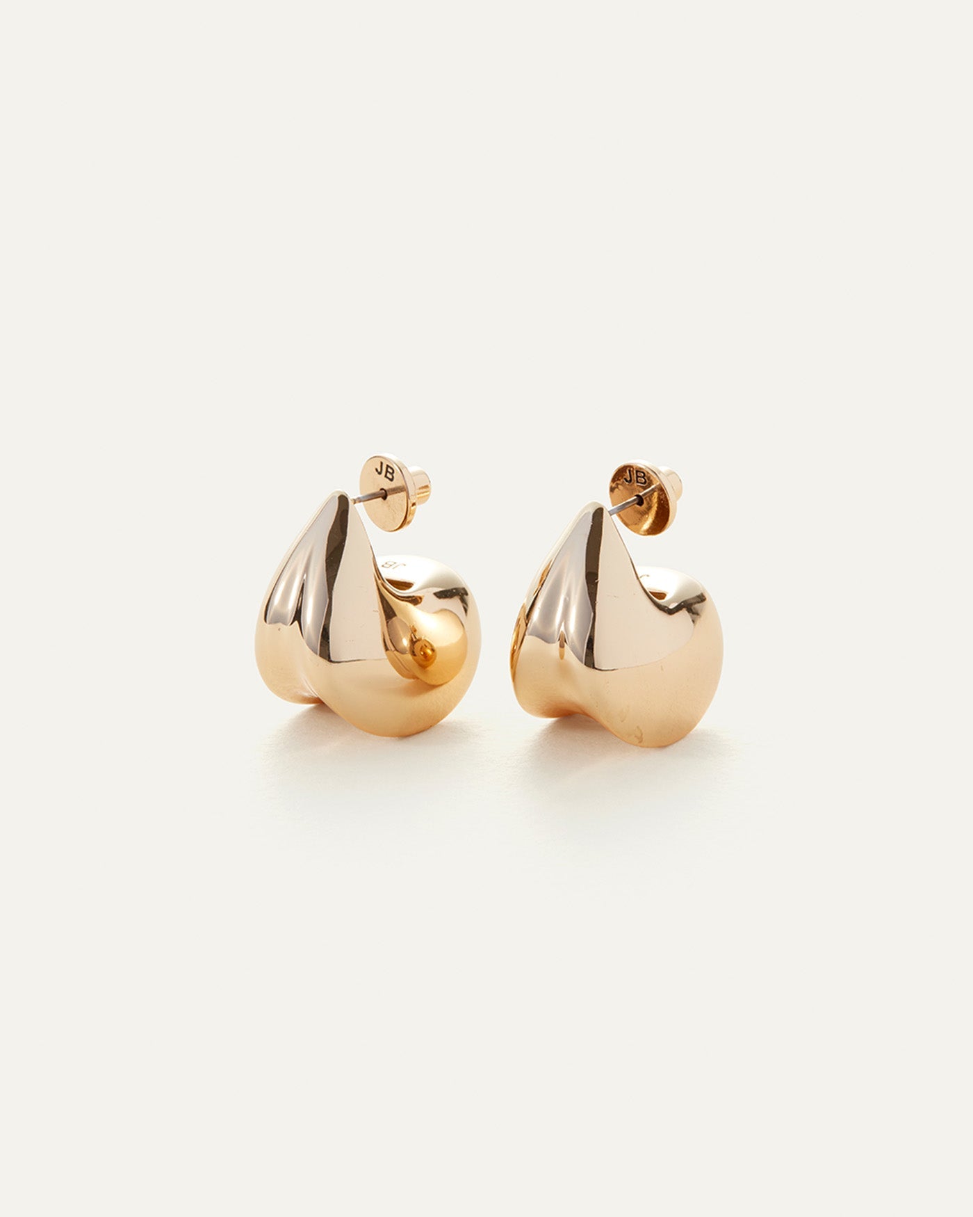 Nouveaux Puff Earrings Gold